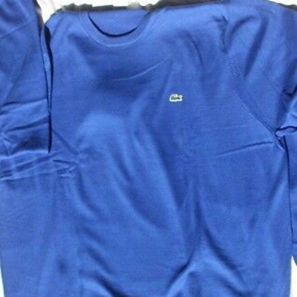 🐊LACOSTE SWEATER, Crewneck, Corvette w/Flour_NWT - Picture 1 of 4